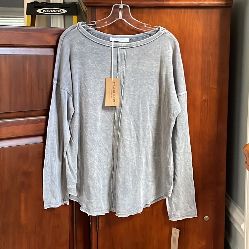 Urban Outfitters Project Social T Soft Gray Top